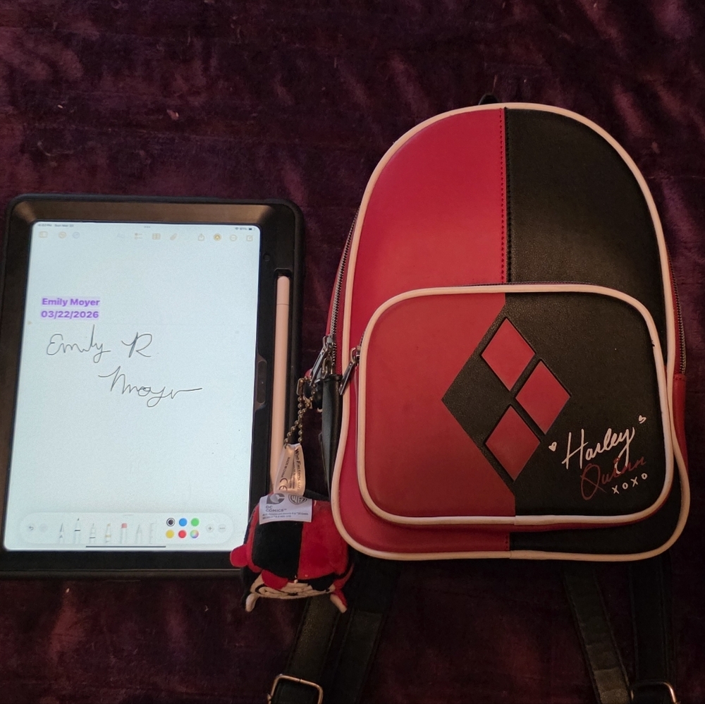 Loungefly Harley Quinn DC Comics Mini Backpack